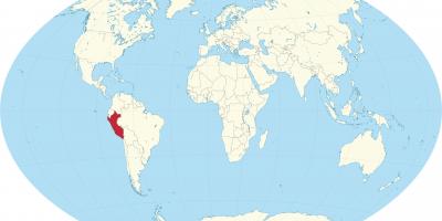نقشه جهان نشان پرو
